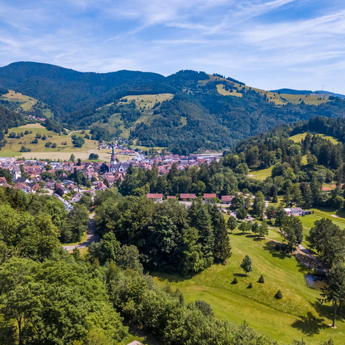 Blick auf Sch&ouml;nau im Schwarzwald - 